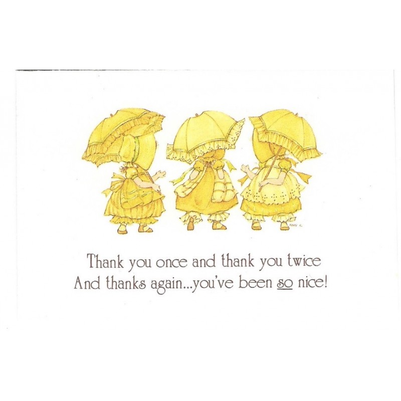 Notelette Antigo Importado Sun Bonnet Yellow - American Greetings