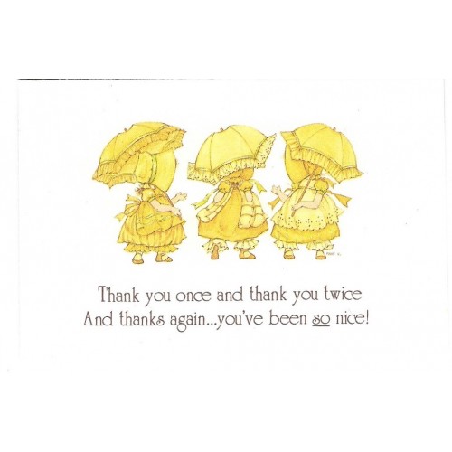 Notelette Antigo Importado Sun Bonnet Yellow - American Greetings