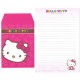 Ano 2011. Kit 4 Conjuntos de Papel de Carta Hello Kitty CRS Sanrio