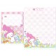 Ano 2013. Kit 2 Conjuntos de Papel de Carta My Melody Snoozy-Woozy