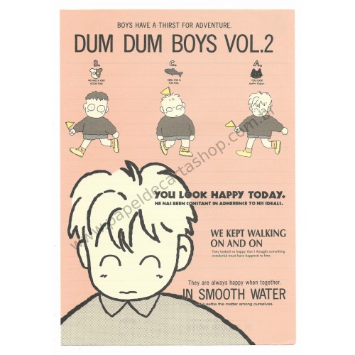 Conjunto de Papel de Carta Antigo DUM DUM BOYS Vol 2 Japan