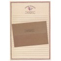 Conjunto de Papel de Carta Antigo (Vintage) Safari Friends