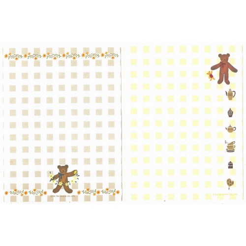 Ano 1994. Kit 4 Papéis de Carta Honeyfield Antigo Vintage Sanrio