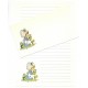 Conjunto de Papel de Carta Importado Garden