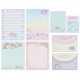 Ano 2021. Conjunto de Papel de Carta Little Twin Stars Five Sanrio