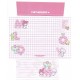 Ano 2009. Conjunto de Papel de Carta My Melody MM Sanrio