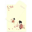 Conjunto de Papel de Carta Antigo (Vintage) GUEIXA 05 JPN