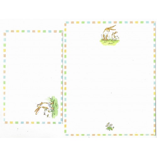 Kit 2 Conjuntos de Papel de Carta Importado Rabbits