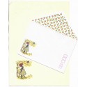 Conjunto de Papel de Carta Antigo Holly Hobbie Original Japão AG