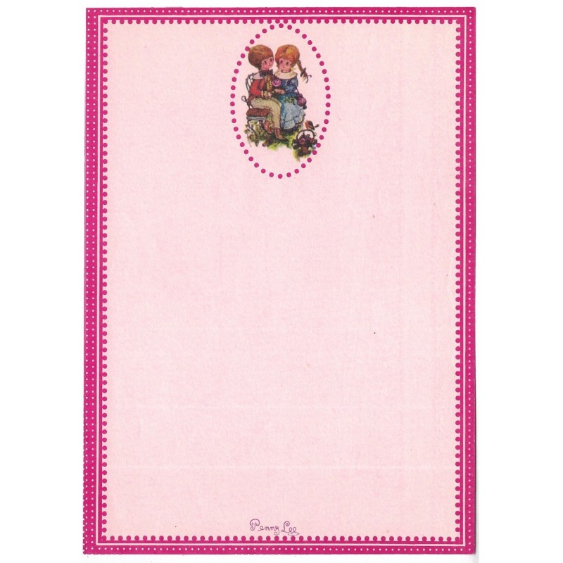 Conjunto de Papel de Carta Penny Lee Pink