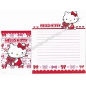 Ano 2004. Conjunto de Papel de Carta Hello Kitty Ribbon 1 Sanrio