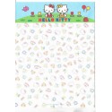 Ano 2004. Conjunto de Papel de Carta Hello Kitty Col 17 Sanrio