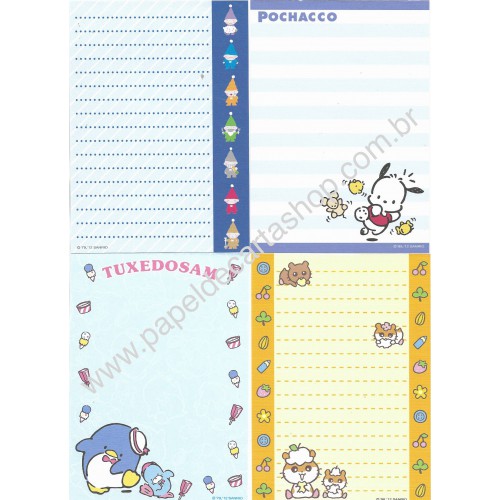 Ano 2012. Kit Capa & 30 Notas HK & Sanrio Characters