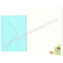 Conjunto de Papel de Carta Antigo Importado Charmers Hello Hallmark