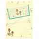 Conjunto de Papel de Carta Elena Little Urchins CRE Gakken japan