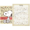 Kit 2 Conjuntos de Papel de Carta Snoopy Celebrating Peanuts 60 Years 2020