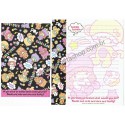 Ano 2011. Conjunto de Papel de Carta Little Twin Stars Kiki & Lala TT3 Sanrio