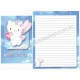 Ano 1999. Conjunto de Papel de Carta Hello Kitty Flattering Sanrio