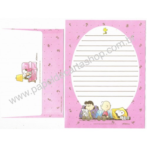 Conjunto de Papel de Carta Peanuts HCRS Hallmark Japan