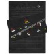 Conjunto de Papel de Carta Antigo He Loves Music Japan