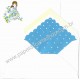 Conjunto de Papel de Carta Antigo Importado Blue Dots CAZ