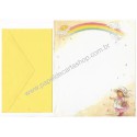 Conjunto de Papel de Carta Antigo Importado Hmk