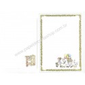 Conjunto de Papel de Carta Antigo Importado Ivy Cottage