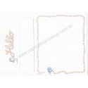 Conjunto de Papel de Carta Importado Blue Bird Hallmark