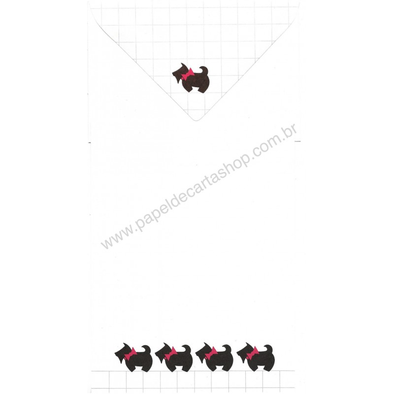 Conjunto de Papel de Carta Importado DOG CINQ