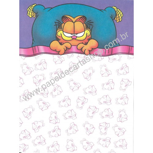 Papel de Carta Garfield Catnaps 02B - Paws