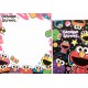 Ano 2011. Kit 4 Conjuntos de Papéis de Carta Sesame Street