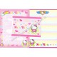 Ano 2002. Conjunto de Papel de Carta Hello Kitty VEG Sanrio