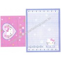 Ano 2006. Conjunto de Papel de Carta Hello Kitty Flower CLL Sanrio