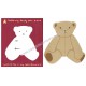 Conjunto de Papel de Carta Importado Alpha Point Lovely Bear DC