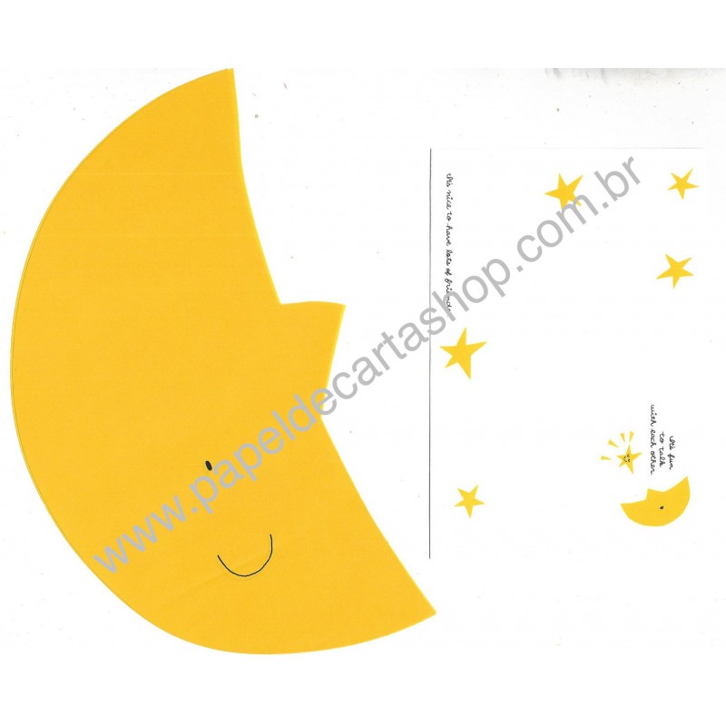 Conjunto de Papel de Carta Importado Alpha Point The Moon DC