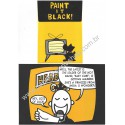 Conjunto de Papel de Carta Paint It Black Japan