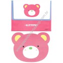 Conjunto de Papel de Carta Antigo PERFUMADO KITTEN Bear NANPAO Sweden