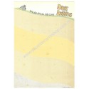 Ano 1978. Papel de Carta Dark Drilling Vintage Sanrio