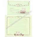 Ano 1992. Conjunto de Papel de Carta Zashikibuta CLV Sanrio Vintage