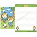 Ano 2003. Kit 4 Conjuntos de Papel de Carta Patty & Jimmy Sanrio