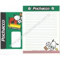 Ano 1995. Conjunto de Papel de Carta Pochacco FOOTBAL CVD Sanrio