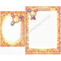 Ano 2005. Conjunto de Papel de Carta U*sa*ha*na CLA Sanrio