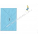 Conjunto de Papel de Carta ANTIGO Importado Peter Rabbit Hunkydory