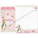 Kit 4 Conjuntos de Papel de Carta Importado Peter Rabbit CLR