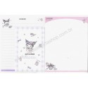 Ano 2023. Kit 2 Conjuntos de Papel de Carta Kuromi Sanrio