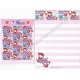 Ano 2002. Conjunto de Papel de Carta Hello Kitty Pix Press Sanrio