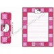 Ano 2001. Conjunto de Papel de Carta Hello Kitty India Sanrio