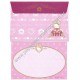 Ano 2003. Conjunto de Papel de Carta Hello Kitty Princess CRSS Sanrio