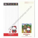 Ano 2000. Conjunto de Papel de Carta Hello Kitty Regional Hida Sanrio