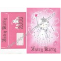 Ano 2000. Conjunto de Papel de Carta Fairy Kitty FP Sanrio